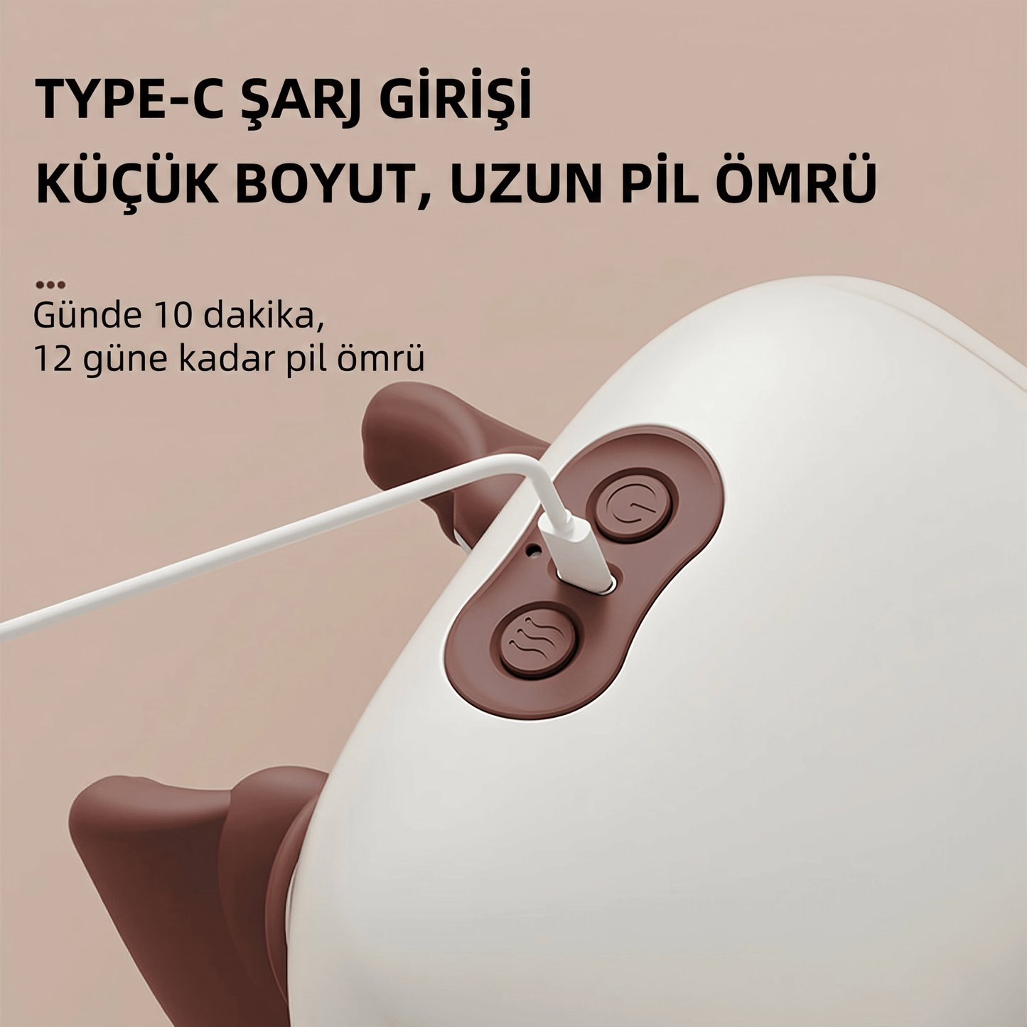 RahatZone® El Şeklinde Boyun - Omuz Masaj Aleti - Isı Özellikli - ZAEN®