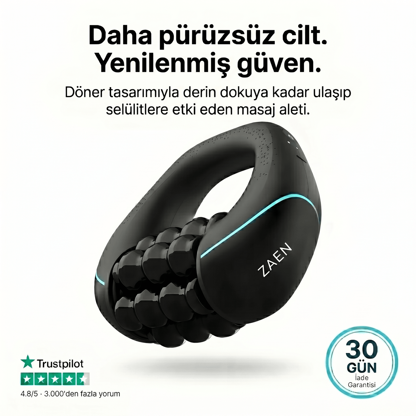 ZAEN™ Chirp™ | Evde Selülit Masajı – Pürüzsüz & Sıkı Görünüm - ZAEN®