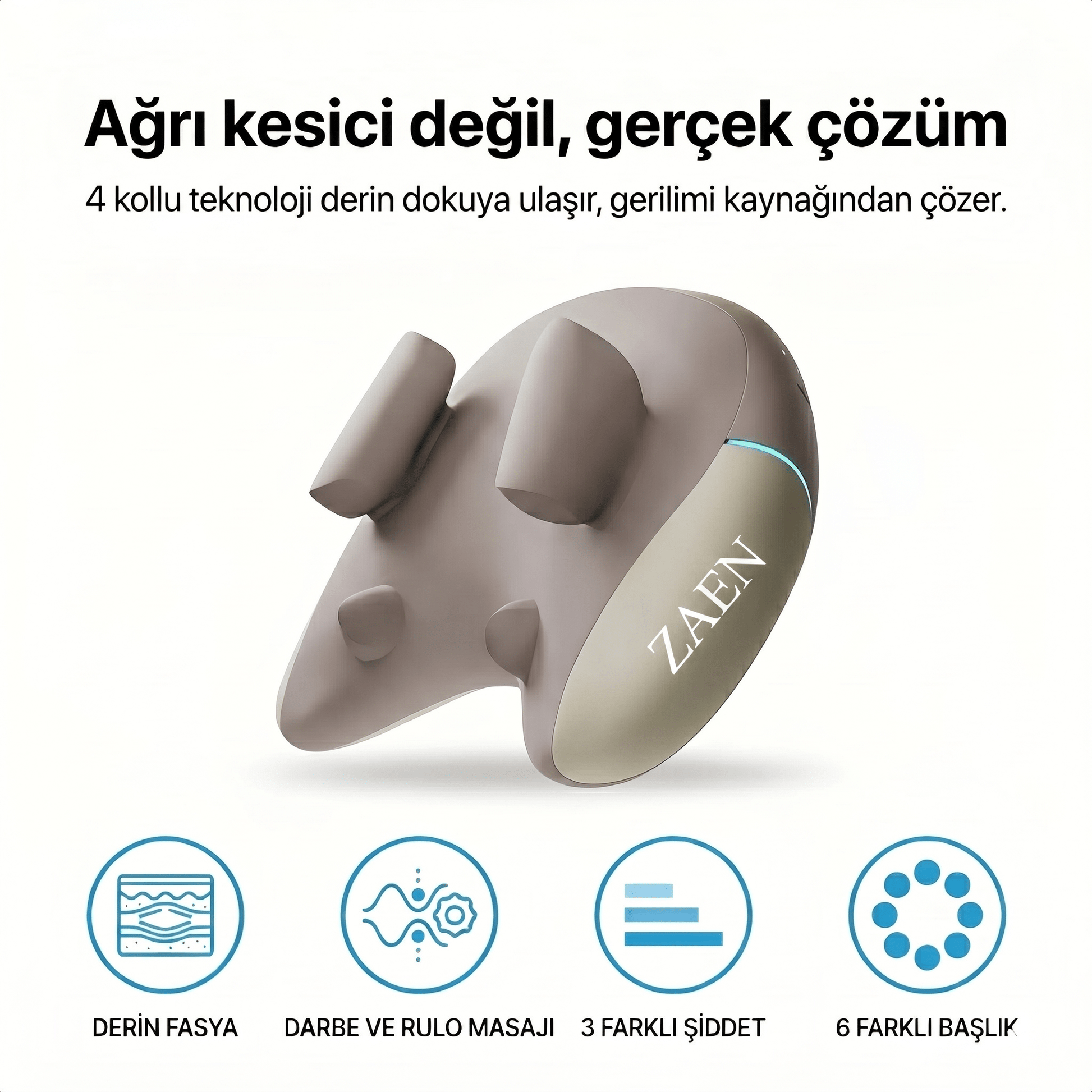 ZAEN™ NeckPro — Profesyonel Boyun & Omuz Masaj Aleti - ZAEN®