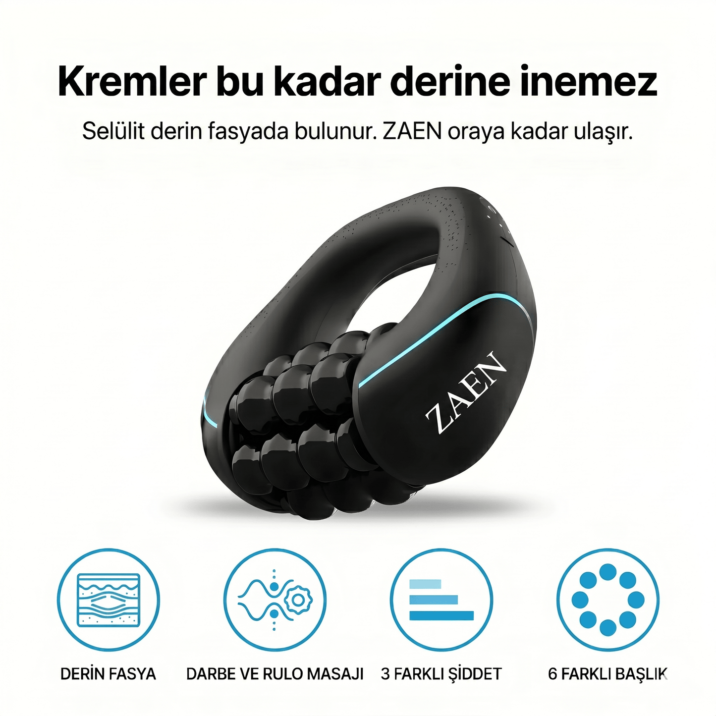 ZAEN™ Chirp™ | Evde Selülit Masajı – Pürüzsüz & Sıkı Görünüm - ZAEN®