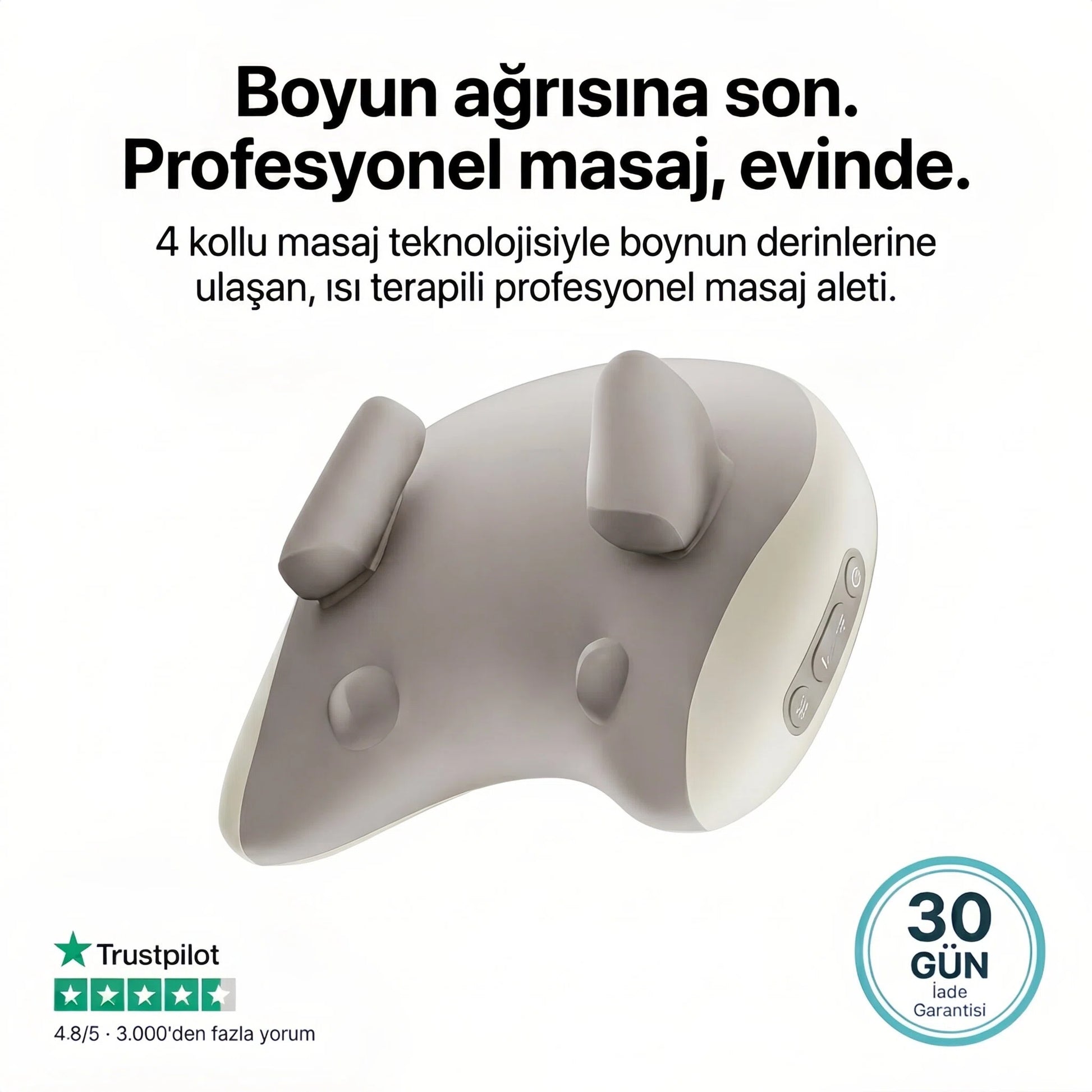 ZAEN™ NeckPro — Profesyonel Boyun & Omuz Masaj Aleti - ZAEN®