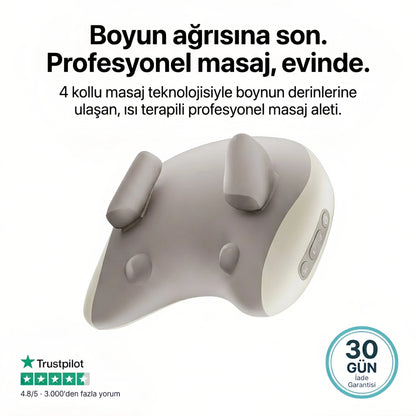 ZAEN™ NeckPro — Profesyonel Boyun & Omuz Masaj Aleti - ZAEN®