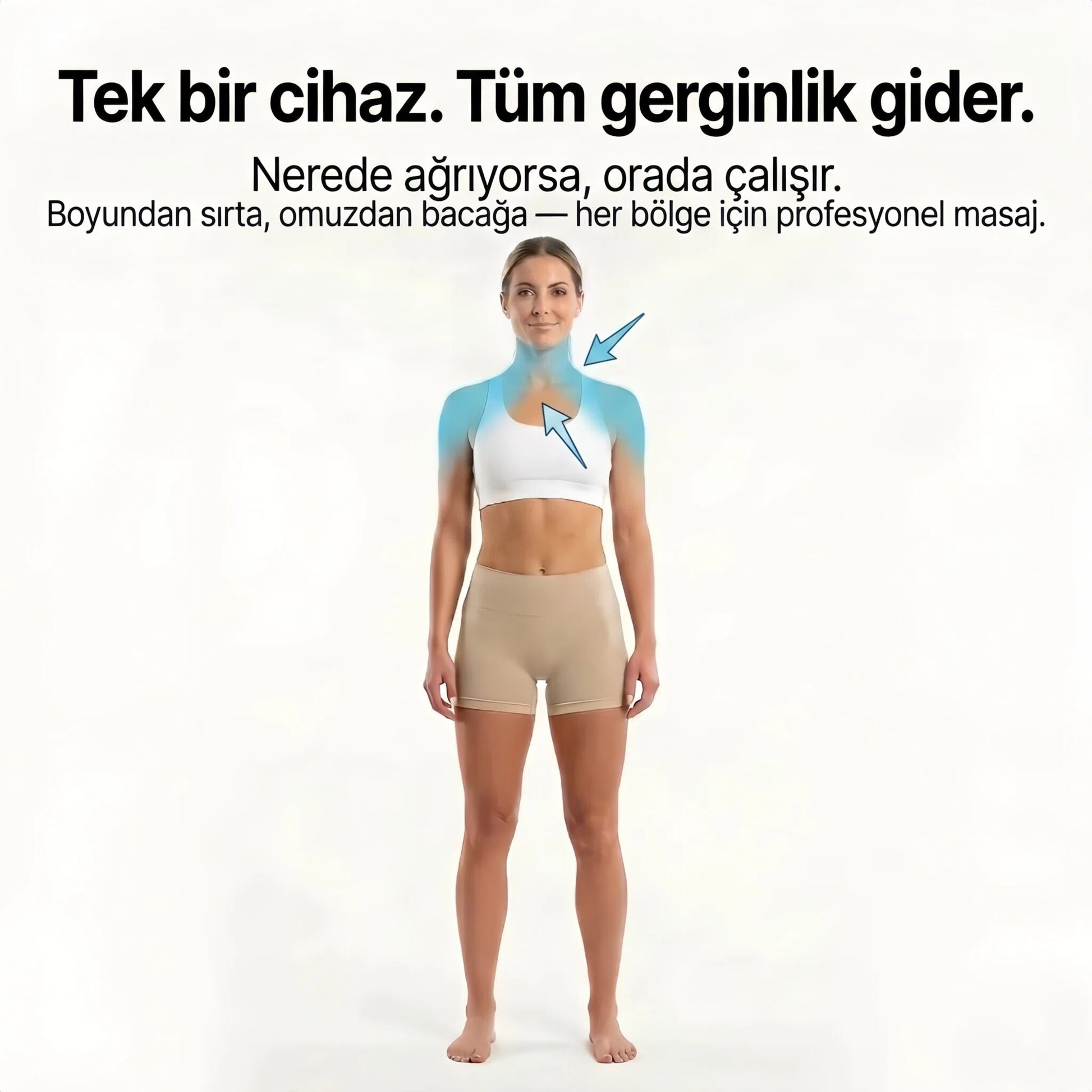 ZAEN™ NeckPro — Profesyonel Boyun & Omuz Masaj Aleti - ZAEN®